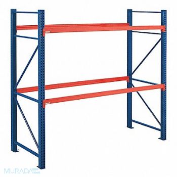 STEEL KING Pllt Rk Strtr 42x8ftx102in LdCap 5080lb, 454U08