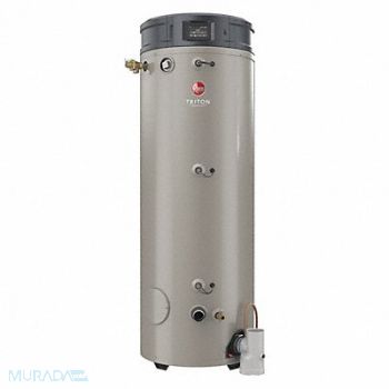 RHEEM Commercial Gas Water Heater 100 gal, 455C75