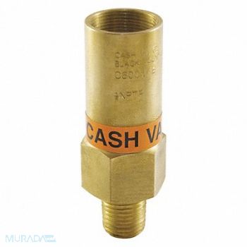 CASH VALVE Relief Valve Brass 250 psi 2-53/64 H, 457A17