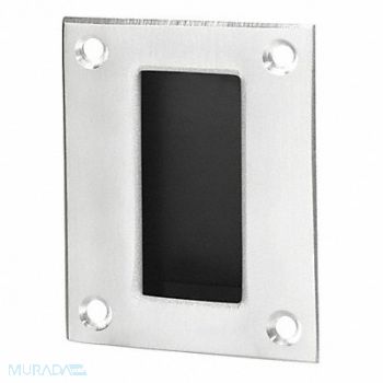 ROCKWOOD Flush Door Pull 4 W x 5 L, 457D32