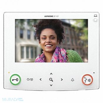 AIPHONE Video Tennant Station 7-7/8 W x 6-1/2 H, 457D88