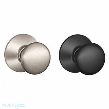 SCHLAGE RESIDENTIAL Knob Lockset Satin Nickel Passage Gr 2, 457G53