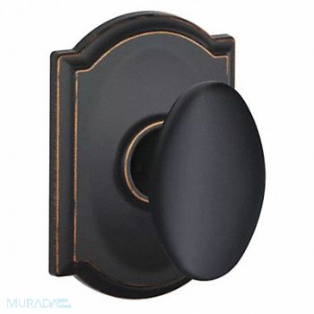 SCHLAGE RESIDENTIAL Knob Lockset Antique Bronze Privacy Gr 2, 457G99