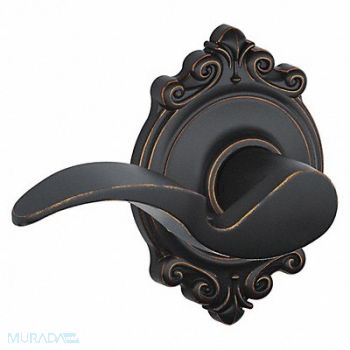 SCHLAGE RESIDENTIAL Lever Lockset Antique Bronze Passage, 457H20