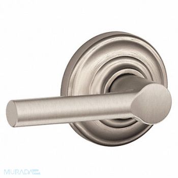 SCHLAGE RESIDENTIAL Door Lever Lockset Satin Nickel Passage, 457H24