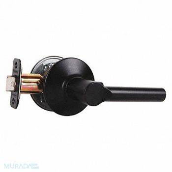 SCHLAGE RESIDENTIAL Lever Lockset Black Powder Coat Passage, 457H26
