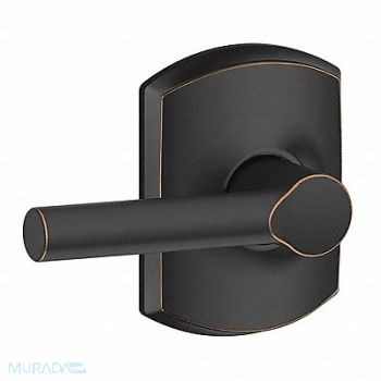 SCHLAGE RESIDENTIAL Lever Lockset Antique Bronze Passage, 457H27