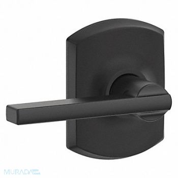 SCHLAGE RESIDENTIAL Lever Lockset Black Powder Coat Passage, 457H46