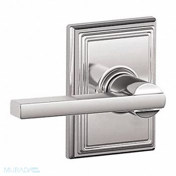 SCHLAGE RESIDENTIAL Door Lever Lockset Bright Chrome Passage, 457H47