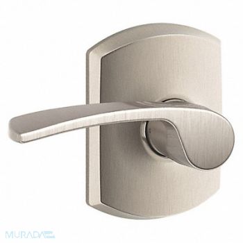 SCHLAGE RESIDENTIAL Door Lever Lockset Satin Nickel Passage, 457H53