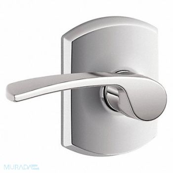 SCHLAGE RESIDENTIAL Door Lever Lockset Bright Chrome Passage, 457H56