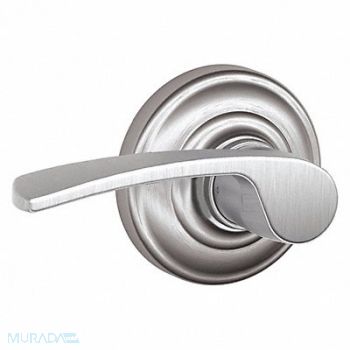 SCHLAGE RESIDENTIAL Door Lever Lockset Satin Chrome Passage, 457H57