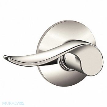 SCHLAGE RESIDENTIAL Door Lever Lockset Bright Nickel Passage, 457H60
