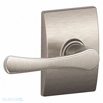SCHLAGE RESIDENTIAL Door Lever Lockset Satin Nickel Passage, 457H64