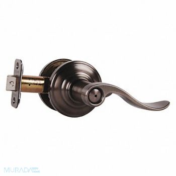 SCHLAGE RESIDENTIAL Lever Lockset Antique Nickel Privacy, 457H86
