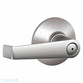 SCHLAGE RESIDENTIAL Lever Lockset Bright Chrome/Satin Chrome, 457J73