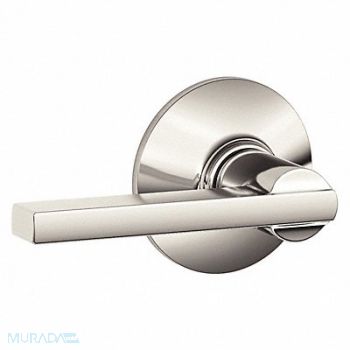 SCHLAGE RESIDENTIAL Door Lever Lockset Bright Nickel Privacy, 457K03