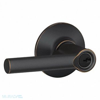 SCHLAGE RESIDENTIAL Lever Lockset Antique Bronze Entrance, 457K39