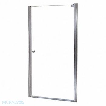 FOREMOST Shower Door Brush Nickel Pivot 72 in, 458N17