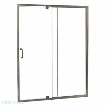 FOREMOST Shower Door Brush Nickel Pivot 69 in, 458N29