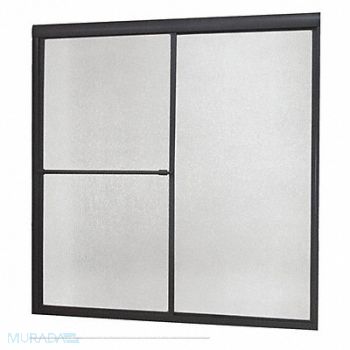 FOREMOST Tub Door Oil Rub Bronze Dbl Slid 58 in, 458N41