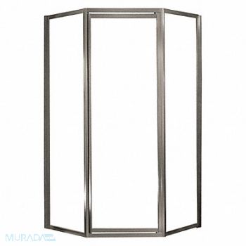 FOREMOST Shower Door Brush Nickel Neo-Angle 70 in, 458N94