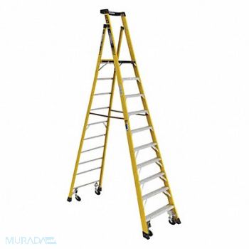 WERNER Podium Stepladder 375 lb Load Capacity, 458R98