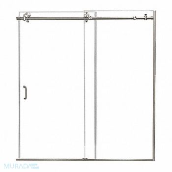 FOREMOST Shower Door Brush Nickel Sngl Slid 62in, 459V72