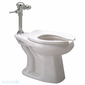 ZURN Flush Valve Toilet 10 Rough-In Floor, 45A131