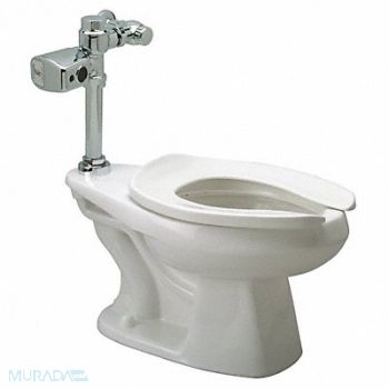 ZURN Flush Valve Toilet 10 Rough-In Floor, 45A136