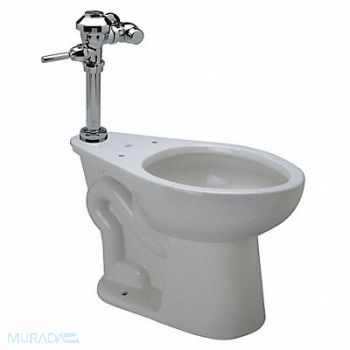 ZURN Flush Valve Toilet 10 Rough-In Floor, 45A137