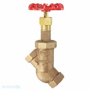 UNITED BRASS WORKS Globe Valve 1-1/2 Bronze FNPT 400 psi, 45A301