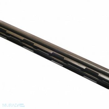 NATIONAL GUARD Door Shoe 36in.L 1-7/8in.W Notched, 45AA31