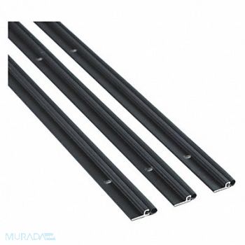 NATIONAL GUARD Weatherstrip 3/16in. Vinyl Black, 45AC12