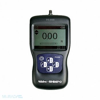 SHIMPO Digital Force Gauge 4 Digit LCD Display, 55FE90