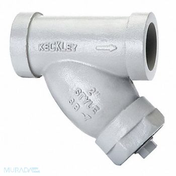 KECKLEY Y Strainer 12 H 0.062 Perf Carbon Steel, 45AM16