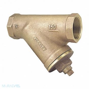 KECKLEY Y Strainer 9 H 0.046 Perf Bronze, 45AL99