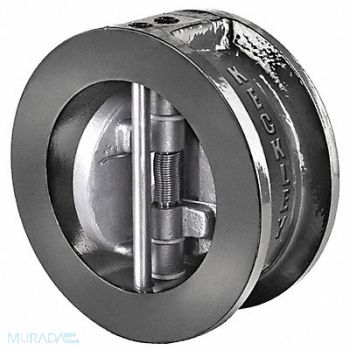 KECKLEY Wafer Check Valve Cast Iron 5 Flange, 45AM12