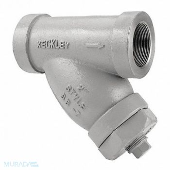 KECKLEY Y Strainer 12 H 0.062 Perf Carbon Steel, 45AM19