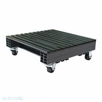 GRAINGER APPROVED Pallet 24in.Lx24in.Wx9in.H with Casters, 45AM61