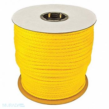 GRAINGER APPROVED Rope 1000ft Yllw 122lb. Polyprpylne, 45AU89