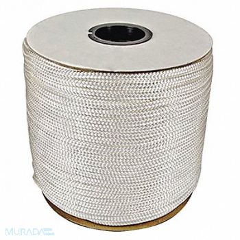 GRAINGER APPROVED Rope 600ft Wht 3300 lb Nylon, 45AV45