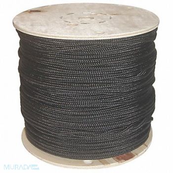 GRAINGER APPROVED Rope 500ft Blk 250lb. Polyprpylne, 45AV16