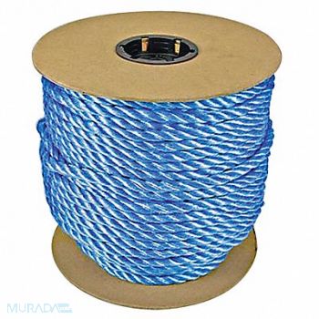 GRAINGER APPROVED Rope 600ft Bl 215lb. Polyprpylne, 45AV22