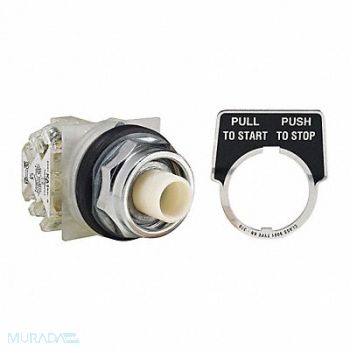 SCHNEIDER ELECTRIC Non-Illuminated Push Button No Lens, 45C519