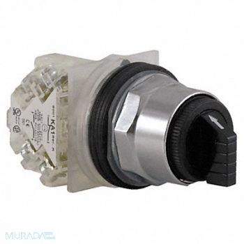 SCHNEIDER ELECTRIC Non-Illum Selectr Swtch 30mm 3 Pos Lever, 45C539