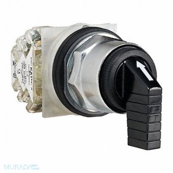 SCHNEIDER ELECTRIC Non-Illum Selector Switch Maintained 3P, 45C541