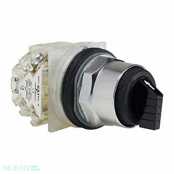 SCHNEIDER ELECTRIC Non-Illum Selectr Swtch 30mm 3 Pos Lever, 45C542