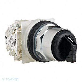 SCHNEIDER ELECTRIC Non-Illum Selectr Swtch 30mm 3 Pos Lever, 45C545