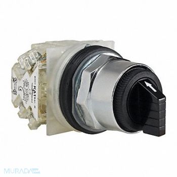 SCHNEIDER ELECTRIC Non-Illum Selectr Swtch 30mm 3 Pos Lever, 45C546